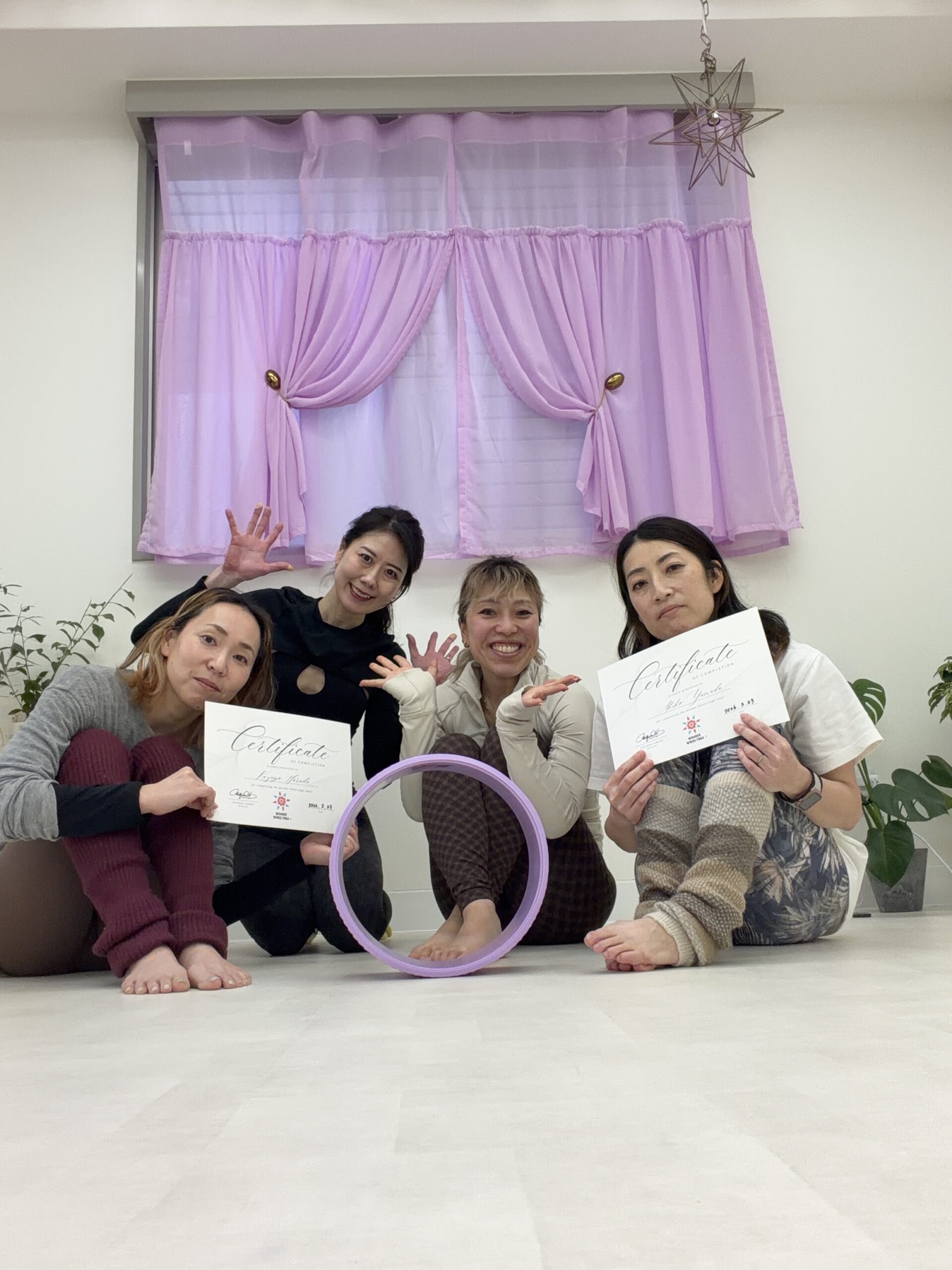 ホイールヨガ養成講座が終了しました！25時間の学びとこれから 大阪梅田のヨガスタジオ  STUDIO WANDARA 