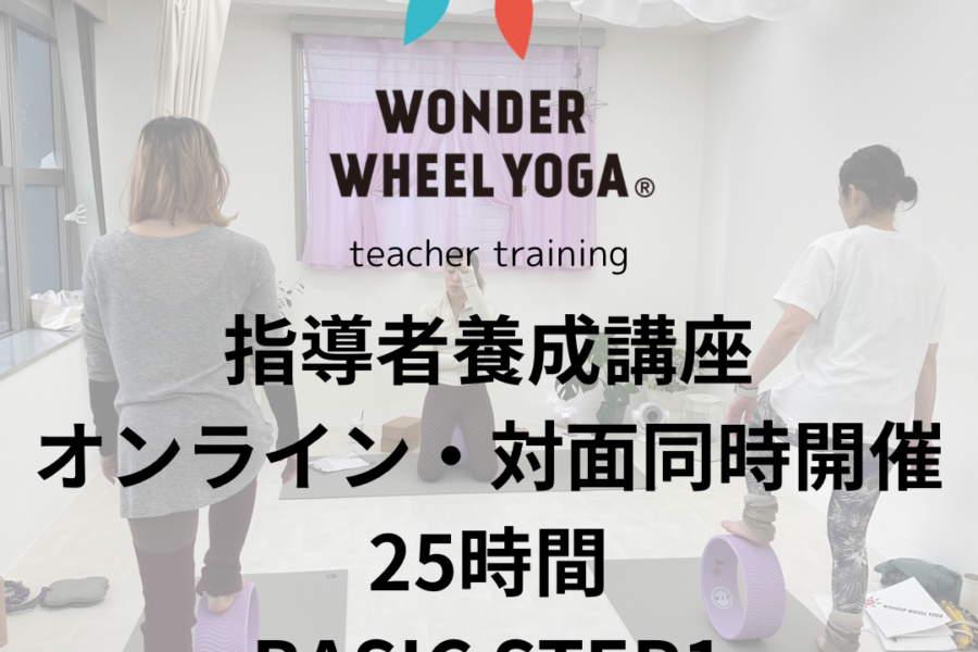 ヨガホイール養成講座～専門知識を持ったインストラクターを目指す資格講座